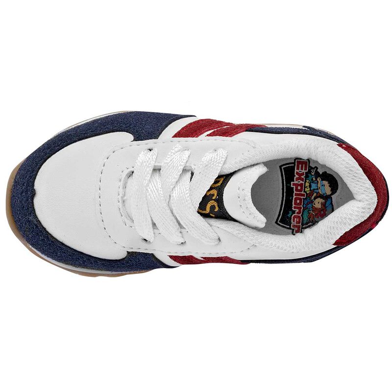 Tres-A Tenis urbano para niño blanco marino roj... image number null