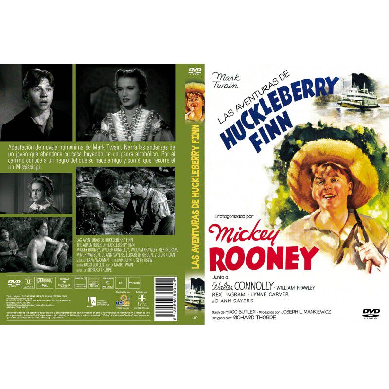 Las Aventuras De Huckleberry Finn Dvd (1939) image number null