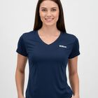 Playera Deportiva Wilson Para Mujer Azul Marino Eg