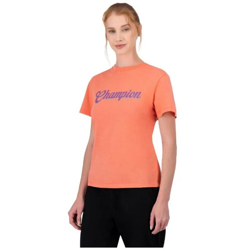 Playera Champion Shadow Script para Mujer image number null