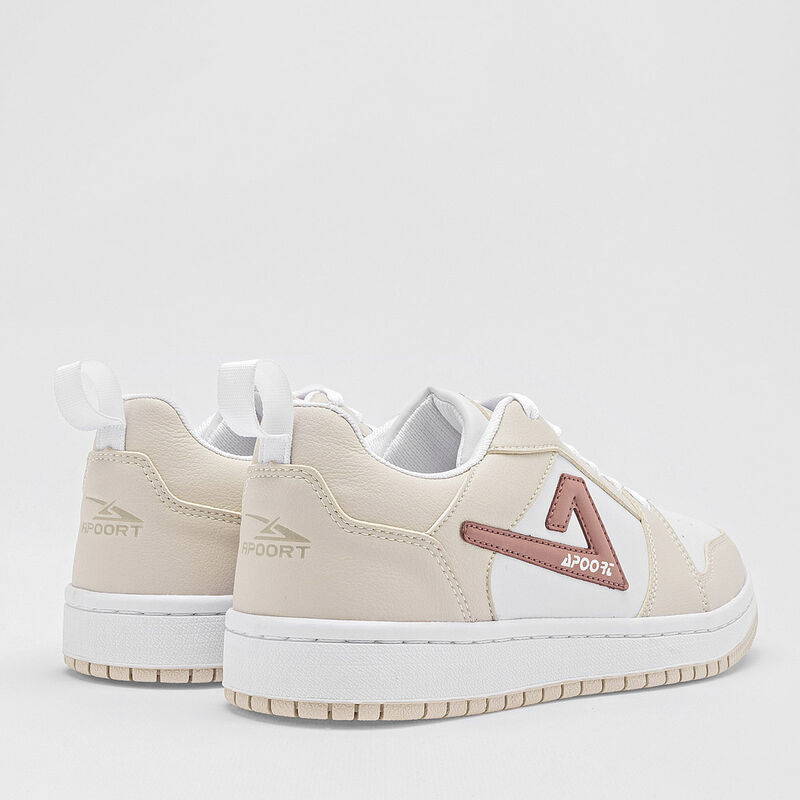 Apoort Tenis urbano para joven blanco beige image number null