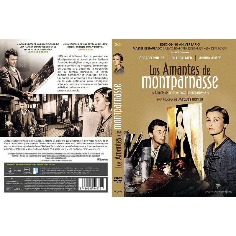 Los Amantes De Montparnasse [dvd] image number null