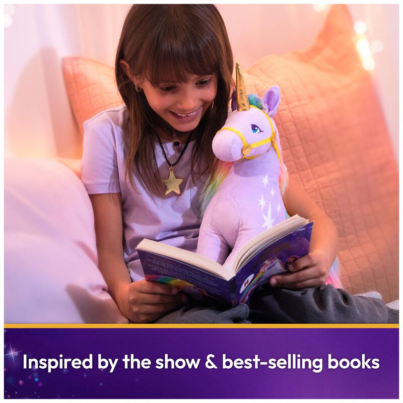 Peluche Unicorn Academy Wildstar, Morado, 38 Cm... image number null