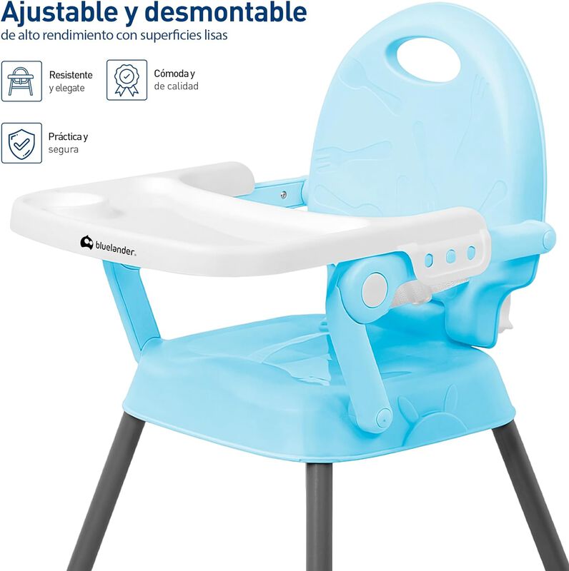 Silla para Bebé Ajustable Azul Periquera Bluela... image number null