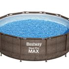 &nbsp;Alberca con Estructura Redonda 3.66m x 1.00m con Bomba Filtro Escalera Col Cafe 1mod