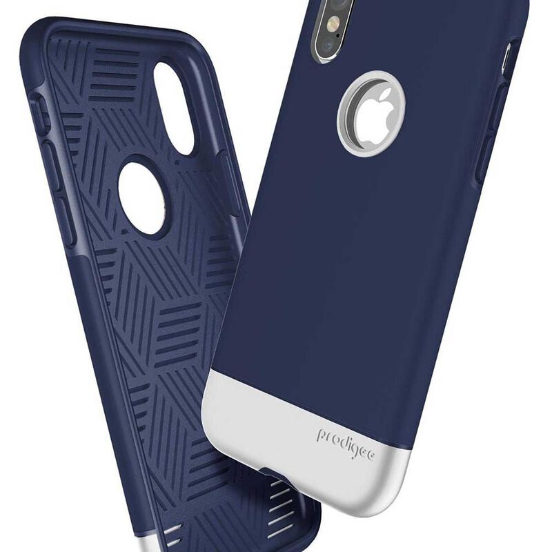 Funda PRODIGEE Fit para iPhone X y Xs Azul Plat... image number null