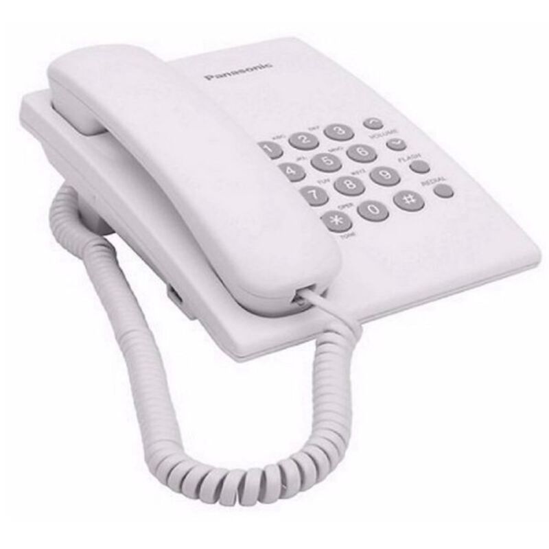 Tel&eacute;fono B&aacute;sico Al&aacute;mbrico Panasonic KX-TS500MEW... image number null
