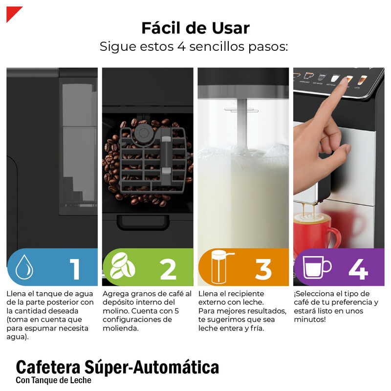 Cafetera S&uacute;per-autom&aacute;tica 20b Con Molino Y Dep&oacute;... image number null