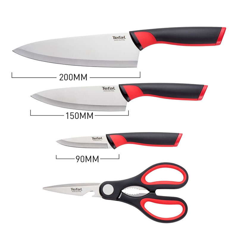Set de Cuchillos T-Fal Comfort RED 4 Piezas con... image number null