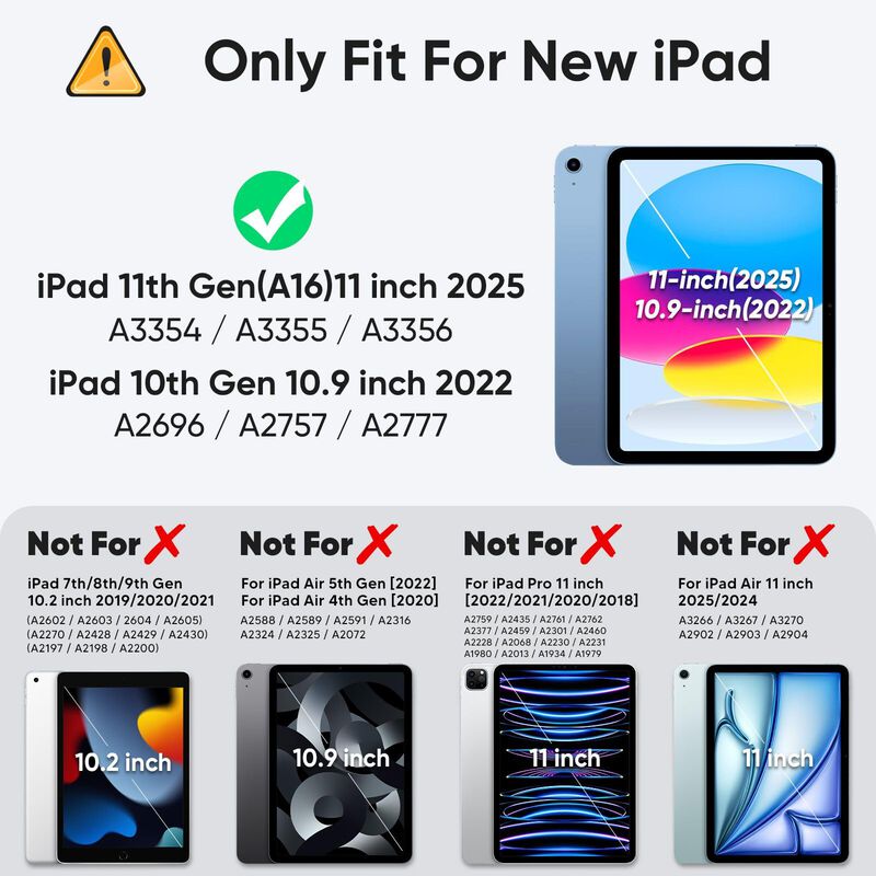 Funda Para Ipad Sibeitu 11th A16 2025/10th Gen ... image number null