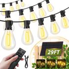 Luces De Cadena Solares Impermeables Amzrap 9 m