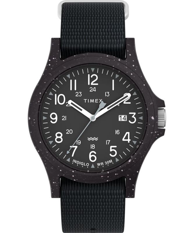 Reloj Timex Reclaim 40mm Esfera Negra Correa 20... image number null