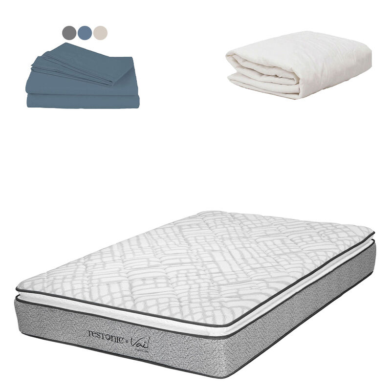 Colch&oacute;n Queen Size Vail+Protector Ultra+1 juego... image number null