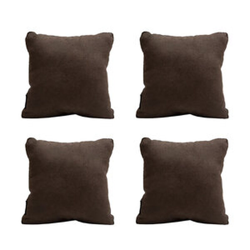 Set de 4 Cojines Dicasa ZitaOne Café image number null