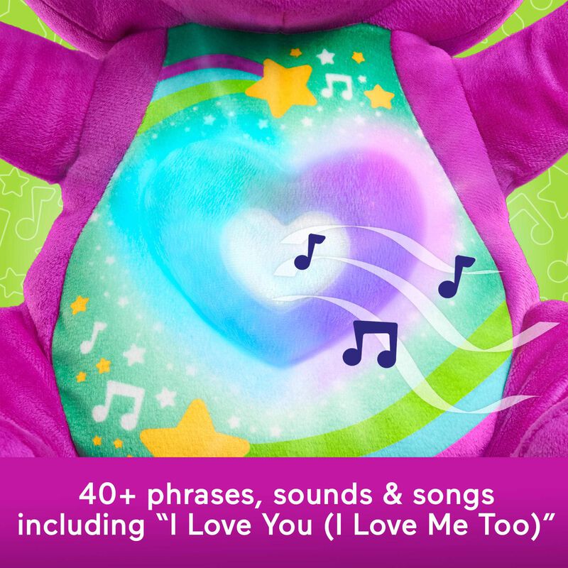 Peluche Barney Heart Glow De 2 A&ntilde;os Con M&uacute;sica ... image number null