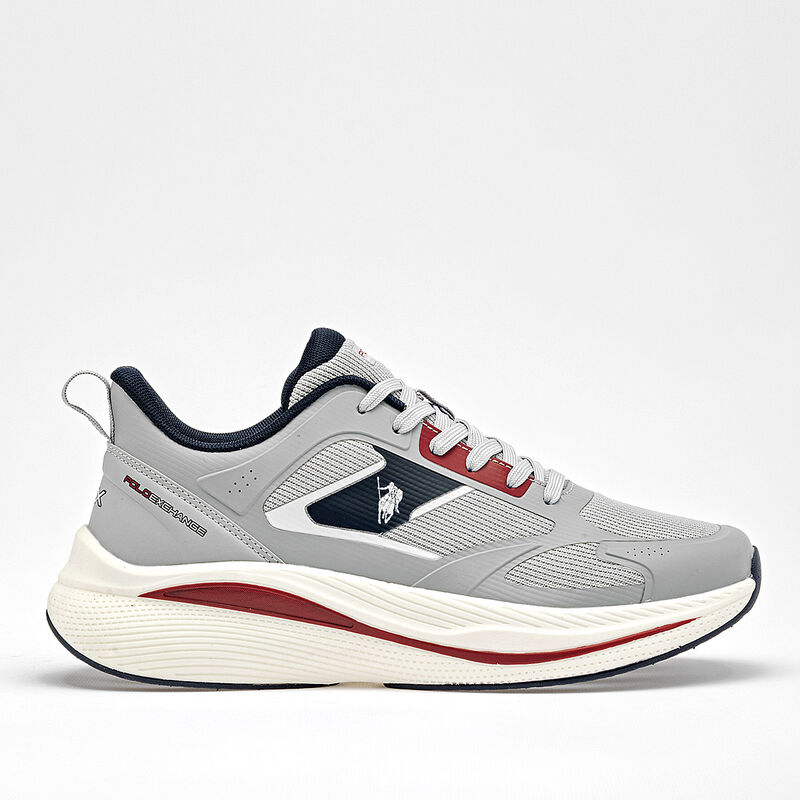 Polo exchange tenis para hombre gris cod 141387... image number null