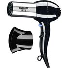 Secadora Cabello Conair Turbo Iones Cromada Anti Friz Ligera