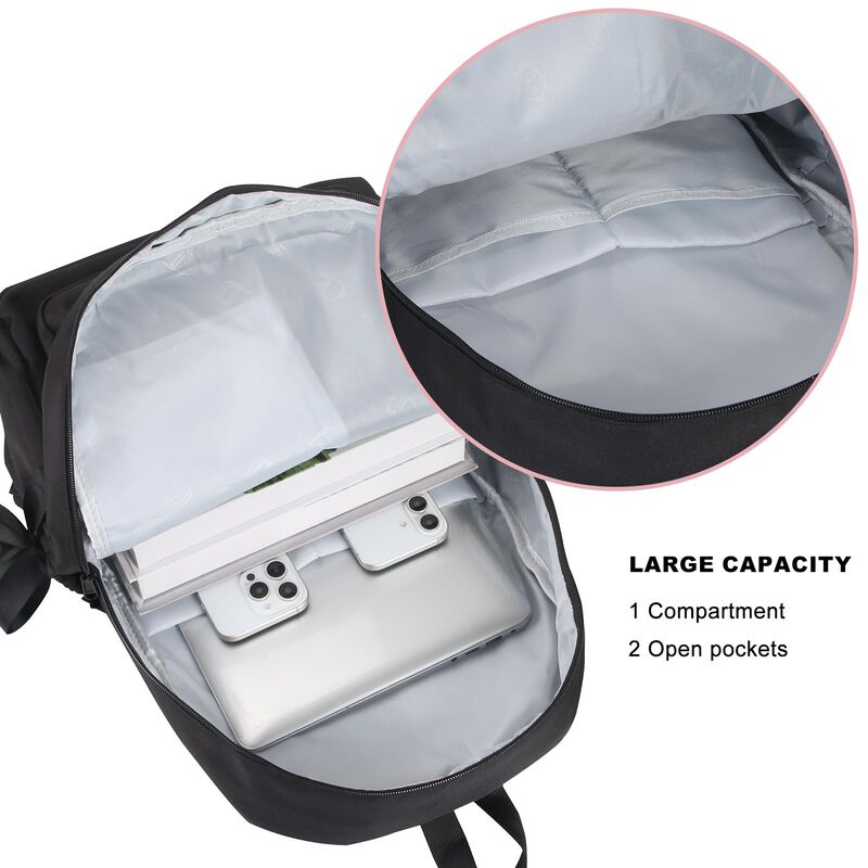 Mochila Escolar Rtgnei 33x14x43 Cm Con Lazo Par... image number null