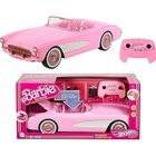 Barbie Corvette Rc, Hot Wheels - Barbie The Movie,  Coche De Juguete Con Control Remoto