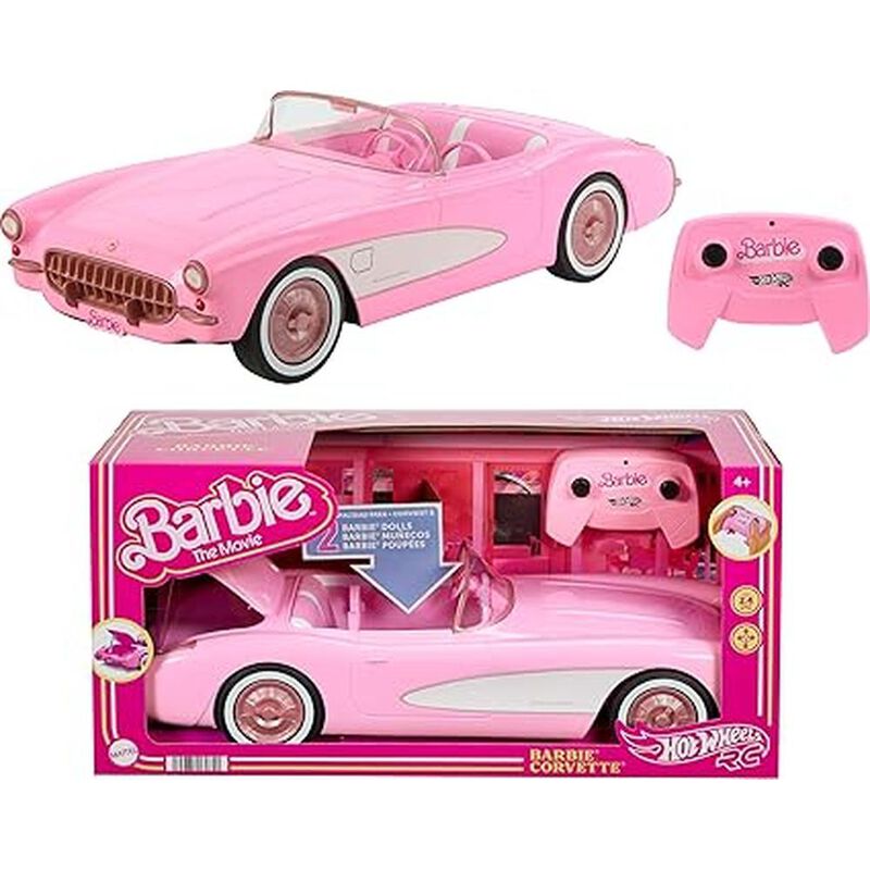 Barbie Corvette Rc, Hot Wheels - Barbie The Mov... image number null
