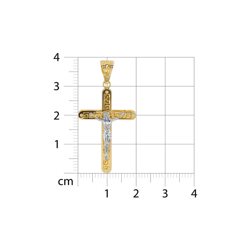Crucifijo Oro Florentino 14k 39mm | Bizzarro image number null