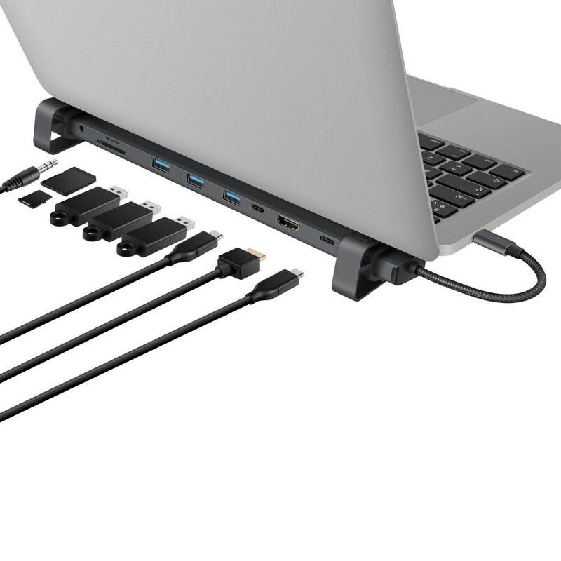 Estaci&oacute;n de conexi&oacute;n USB C 10 en 1 image number null