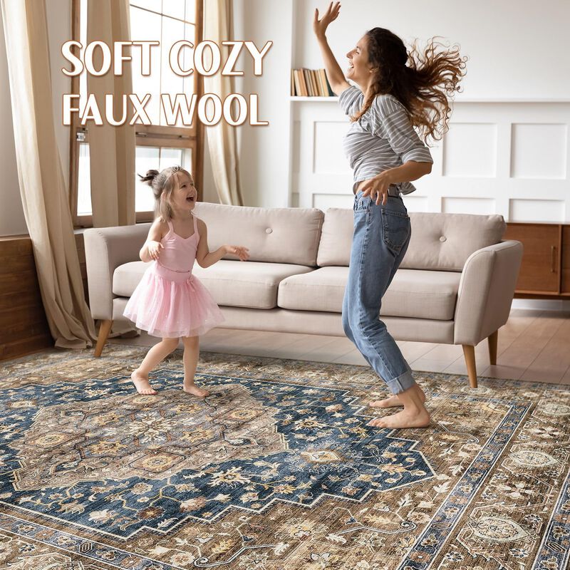 Alfombra Loongrug 178x254 Cm Lavable Estilo Boh... image number null