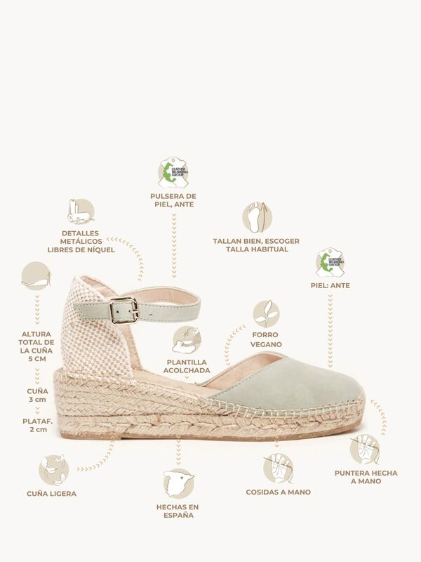 Jara Cu&ntilde;a Baja Ante Verde Claro image number null