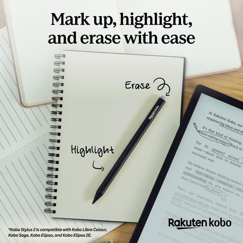L&aacute;piz Kobo Stylus 2 Para Marcar Y Escribir Nota... image number null