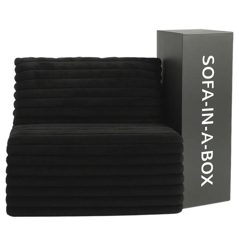 Sill&oacute;n Modular en Caja Dormimundo Central Negro image number null