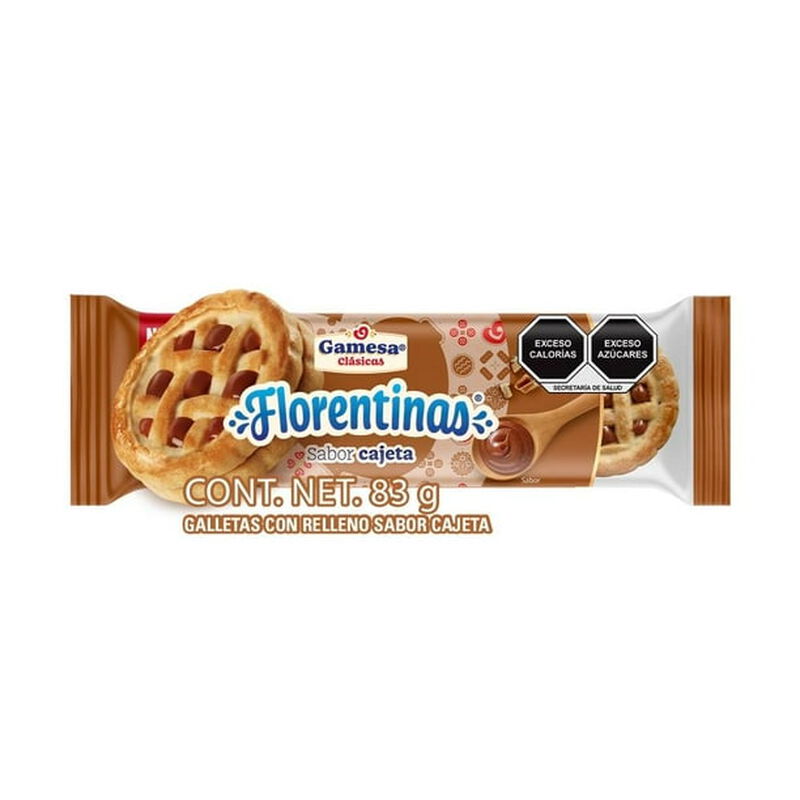 Galletas Gamesa Cl&aacute;sicas Florentinas sabor caje... image number null