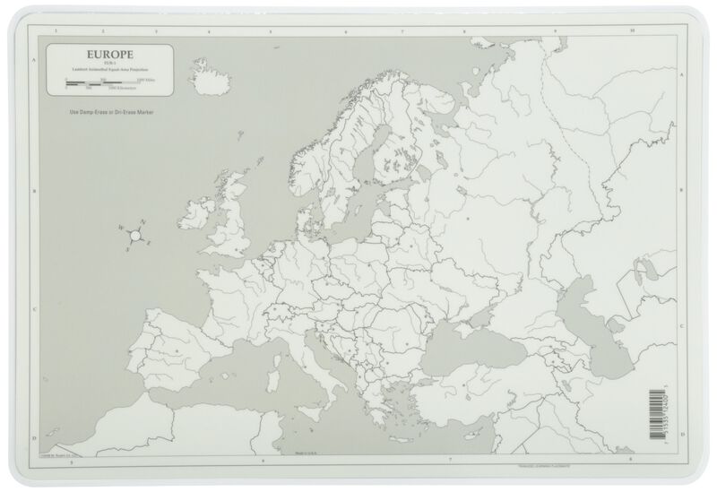 Mantel Individual Painless Learning Europe Map ... image number null