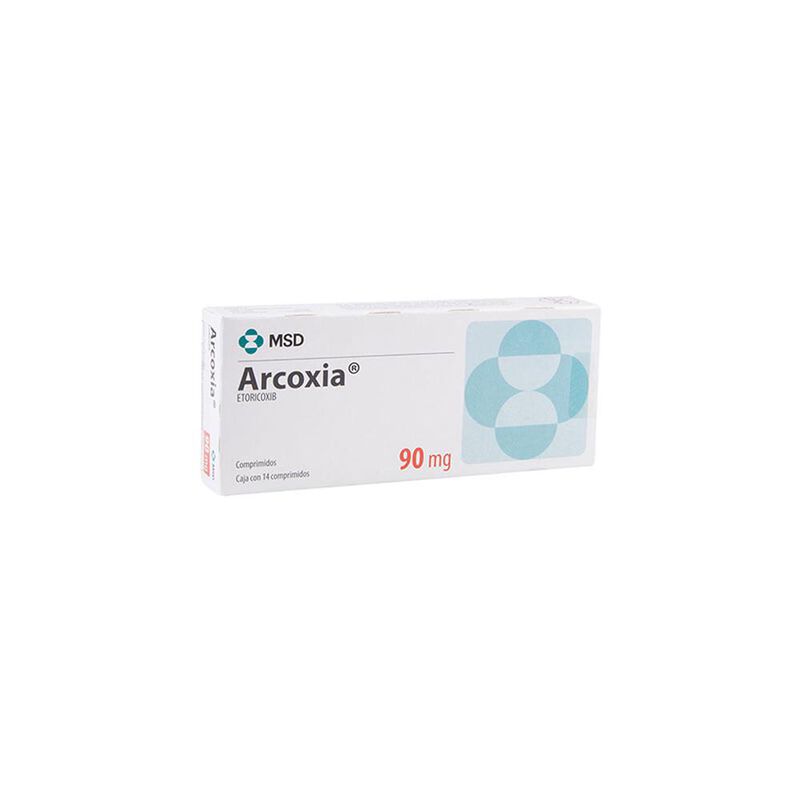 Arcoxia 90mg caja con 14 comprimidos image number null