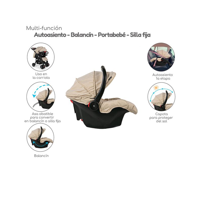 Travel System Elite D'bebe &mdash; Plegable Con Una M... image number null