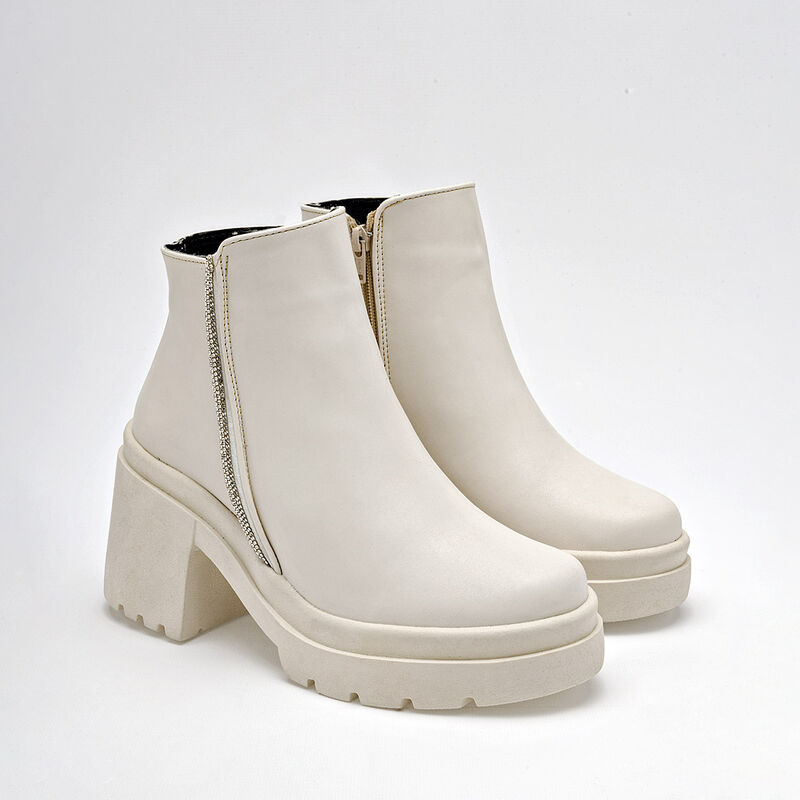 Calzado pasion Bot&iacute;n para mujer latte image number null