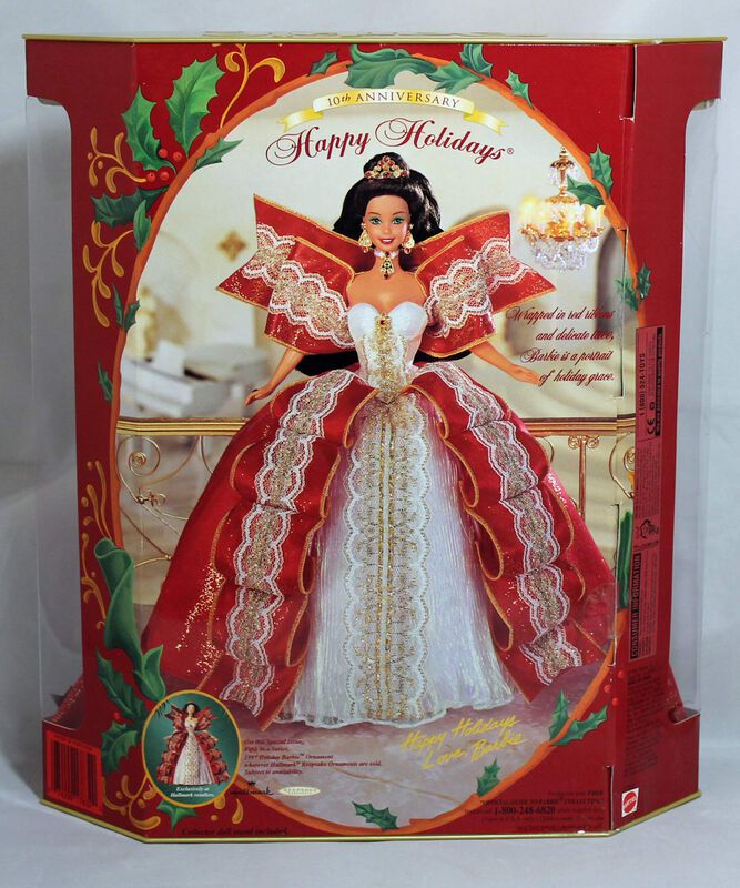 D&eacute;cimo Aniversario De Doll Barbie Happy Holiday... image number null