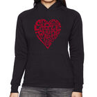Sudadera Con Capucha Word Art Para Mujer - Crazy Little Thing Called Love - Negro