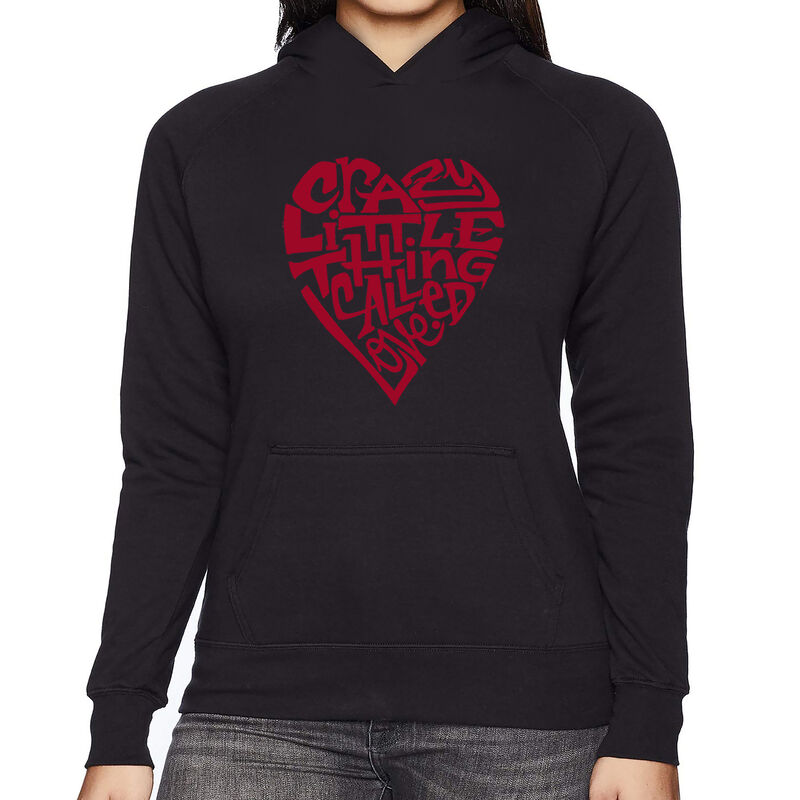 Sudadera Con Capucha Word Art Para Mujer - Craz... image number null