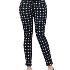 Jeggins De Mujer Lic-0178 Diseño De Pantalón A Cuadros