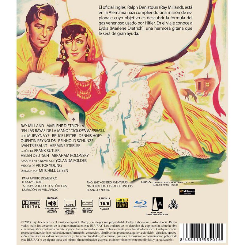 En Las Rayas De La Mano Blu-ray 1947 Golden Ear... image number null