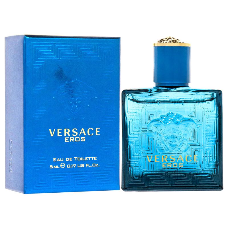 Perfume Versace Eros Edt Cologne De 5 Ml Para H... image number null
