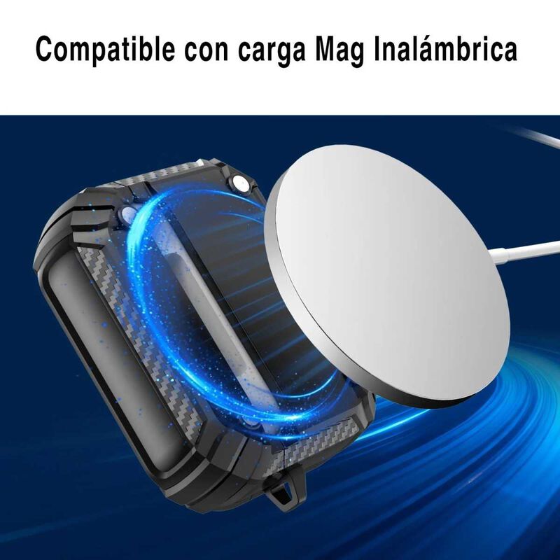 Funda Mybat Para Airpods Pro 3 Magnetica Negra image number null