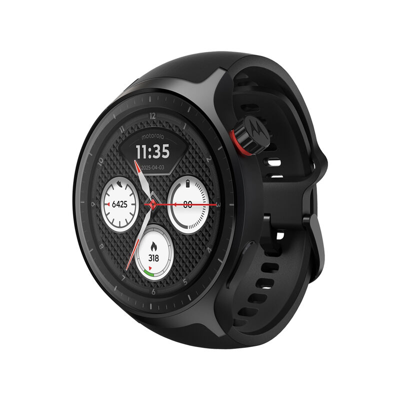 Motorola Moto Watch Matte Black Volcanic Ash Ba... image number null