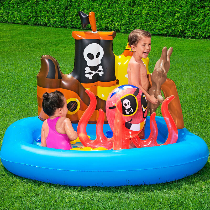 Alberca Inflable con Accesorios Barco Redonda 1... image number null