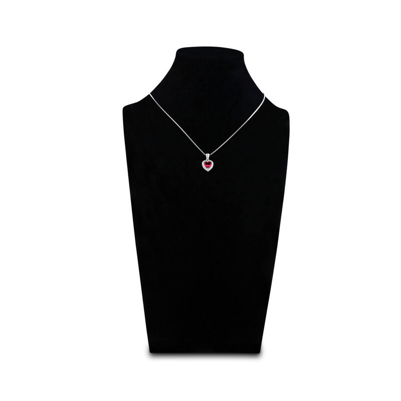 Juego De Anillo Aretes Y Dije De Corazon Con Ca... image number null
