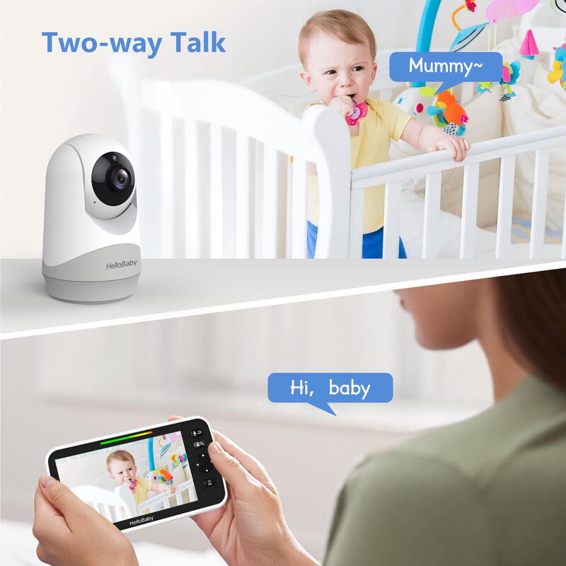 Monitor De Beb&eacute; Con Video Hellobaby Hb6250plus ... image number null