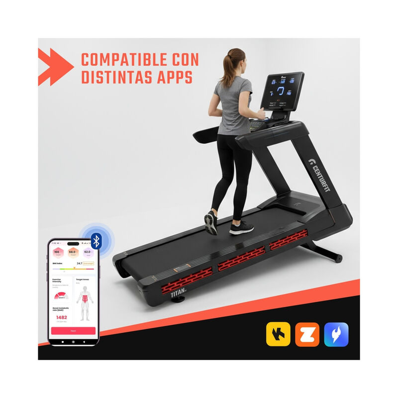 Caminadora Gimnasio Profesional 25km 28 Niv Aut... image number null