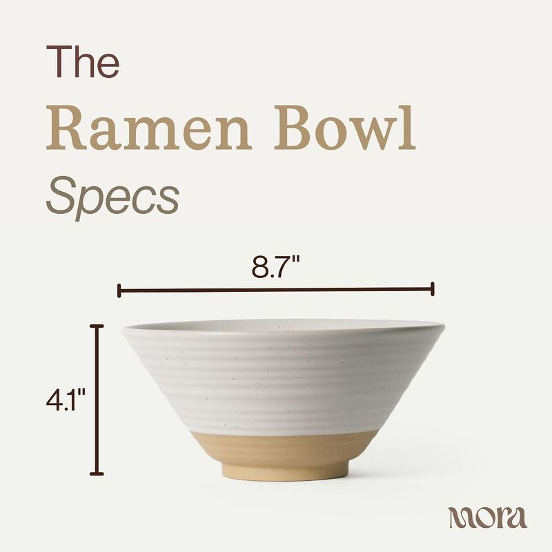 Juego De Tazones Para Ramen Mora 2 x 45 oz Apto... image number null