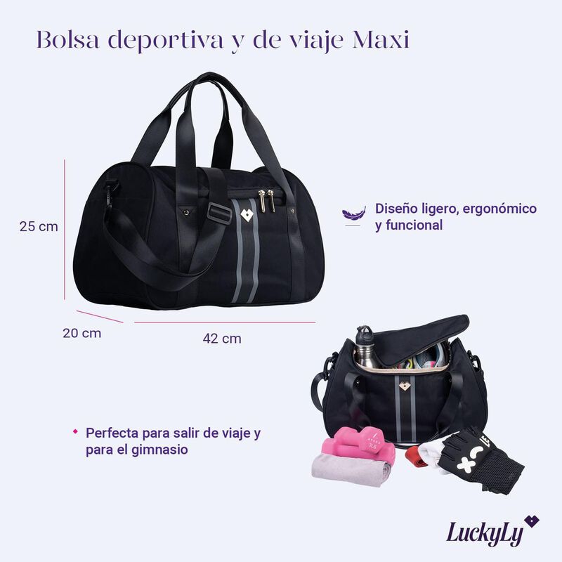 Maleta Deportiva Gym, Bolsa Viaje De Mano Carry... image number null