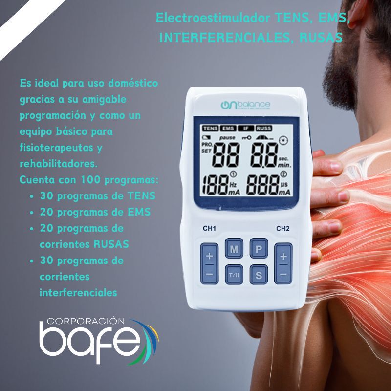 Electroestimulador On Balnce Recargable TENS, E... image number null